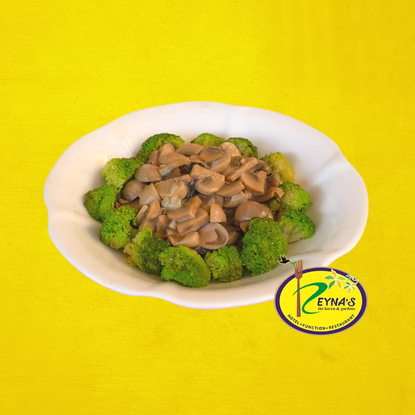 Sauted 3 kinds of Mushrooms & Broccoli
